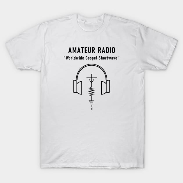 Amateur Gospel Shortwave Radio T-Shirt by The Witness